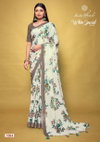 White Special Vol 03 By Kashvi Dull Moss Printed Sarees Wholesale Price In Surat